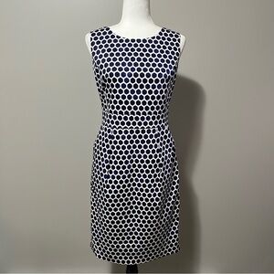 Joules Clothing Sleeveless Blue Dots Shift Dress